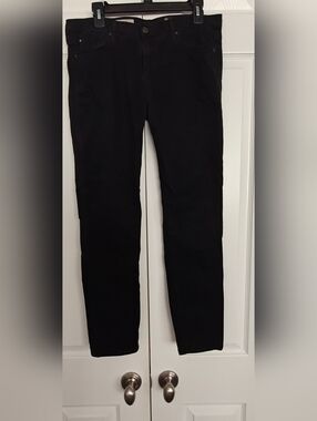 Adriano Goldschmied Black Slim Straight Jeans, Size 31R